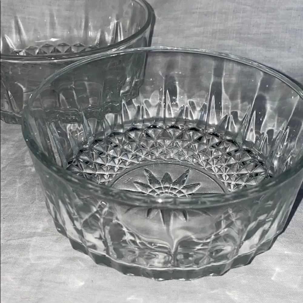 ARCOROC FRANCE Vintage Glass Bowls-Set of 3